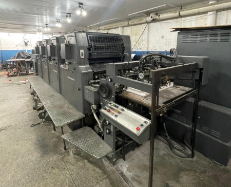 HEIDELBEG MOVPH, 4 CORES, ANO 1988, ALCOLOR ORIGINAL HEIDELBERG, APARELHO ESCAMA, PILHA ALTA, FORMATO 480 X 650MM, CONSOLE CPC, TINTEIROS E MEDIDAS REGULAGEM AUTOMÁTICO, VELOC.12.000 IPH, EQUIPAMENTO TRABALHANDO A TODA PROVA DE TESTES, VALOR R$ 265.000,00