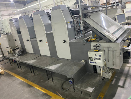 IMPRESSORA OFFSET RYOBI 784E EP, 4 CORES, ANO 2006, ALCOLOR, TROCA AUTO. CHAPAS, FORMATO 788 X 600 MM, TINTEIROS MEDIDAS E OUTROS AJUSTES TOTAL AUTOMÁTICO, EQUIPAMENTO RODANDO A TODA PROVA, VALOR R$ 650.000,00  