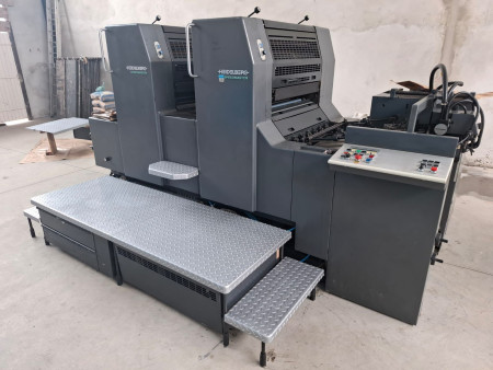  HEIDELBERG SM 74- BICOLOR, ANO 1997, ALCOLOR, C/ REVERSÃO 2X0 E 1X1 COR, RODOU APENAS 25 MI, FORMATO 520 x 740 MM, TINTEIROS SEGMENTADOS, PAINEL FRONTAL, VELCIDADE 12.000 IPH, EQUIPAMENTO BEM NOVO ! VALOR R$ 240.000,00