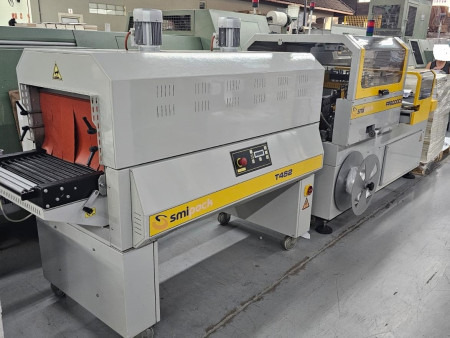 SELADORA SHRINK SMYPACK FP6000CS ANO 2009, ALIMENTAÇÃO CONTINUA, ESTEIRA DE ENTRADA, TÚNEL DE ENCOLHIMENTO, FORMATO MAX. PACOTES 600 X 510 MM, ALTURA MAX.200 MM, PRODUÇÃO 3600 PACOTES/H, EQUI. TOTALMENTE REVISADO, VALOR DO EQUIPAMENTO: R$ 145.000,00